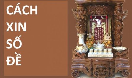 cách xin số đề